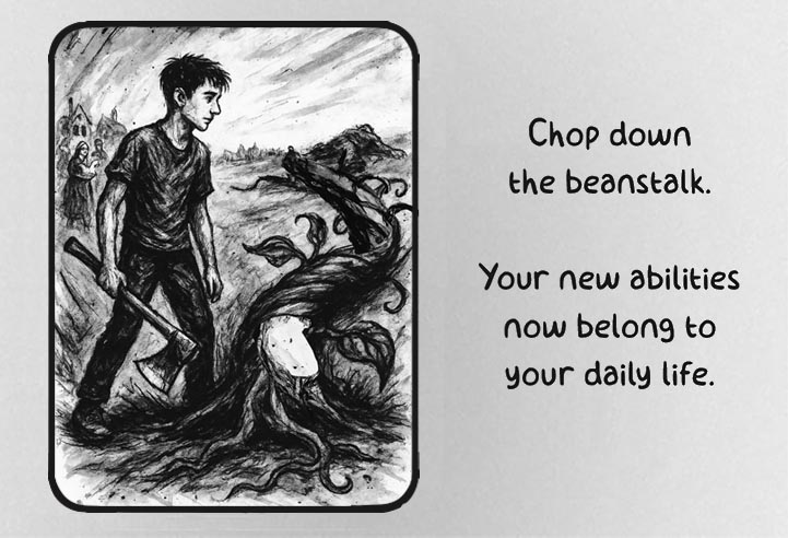 12. Chop the beanstalk