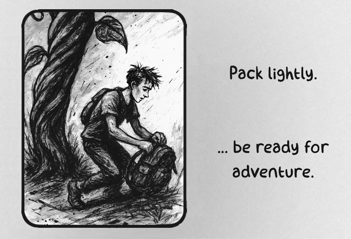 5. Pack lightly